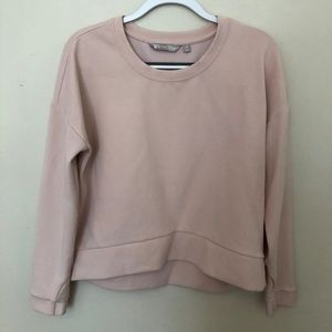 Pale Pink Athleta Crew Sweater